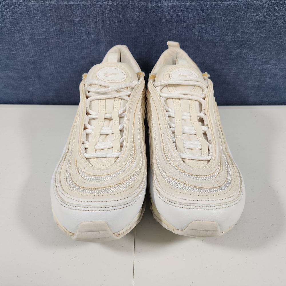 Nike Air Maz 97 DH8016-100 Womens Size 7.5 Triple White #33 Sneakers Shoes - Picture 2 of 10